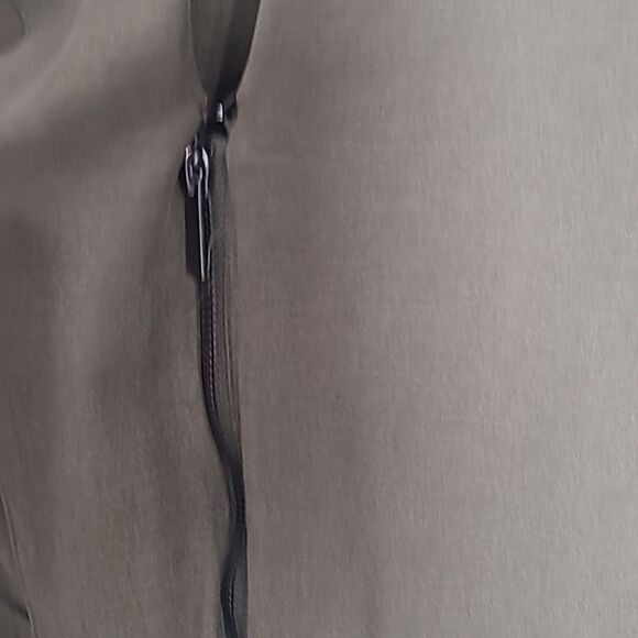 Nine West Army Green Utility Jacket with Pockets & Fold-over Collar, Size Medium - Picture 10 of 12